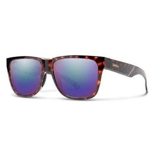 Smith Lowdown 2 Sunglasses in Tortoise/chromapop Polarized Violet Mirror Purple