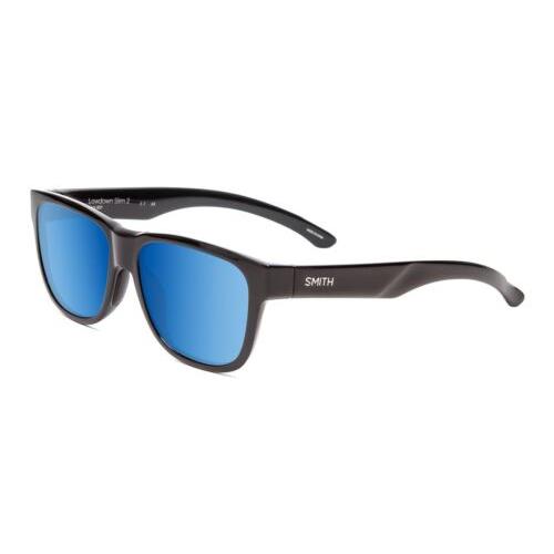 Smith Lowdown Slim 2 Sunglasses Gloss Black/chromapop Polarized Blue Mirror 53mm