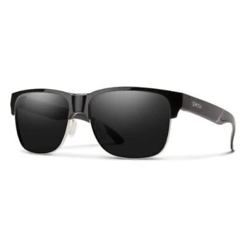 Smith Lowdown Split Semi-rimless Sunglasses in Black Chromapop Polarized Black