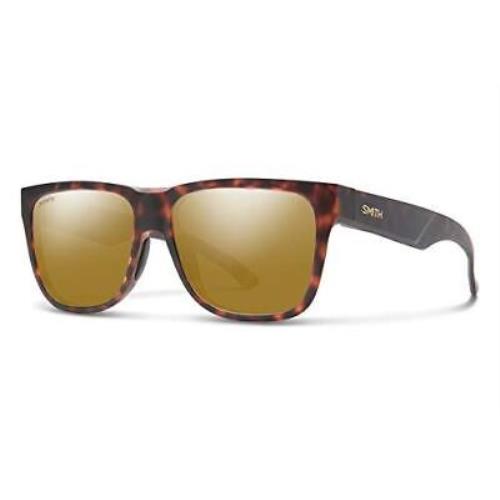 Smith Lowdown 2 Sunglasses Matte Tortoise/chromapop Polarized Bronze Mirror Gold