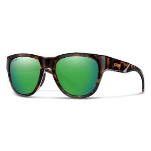 Smith Rockaway Cateye Sunglasses Tortoise/chromapop Glass Polarized Green Mirror