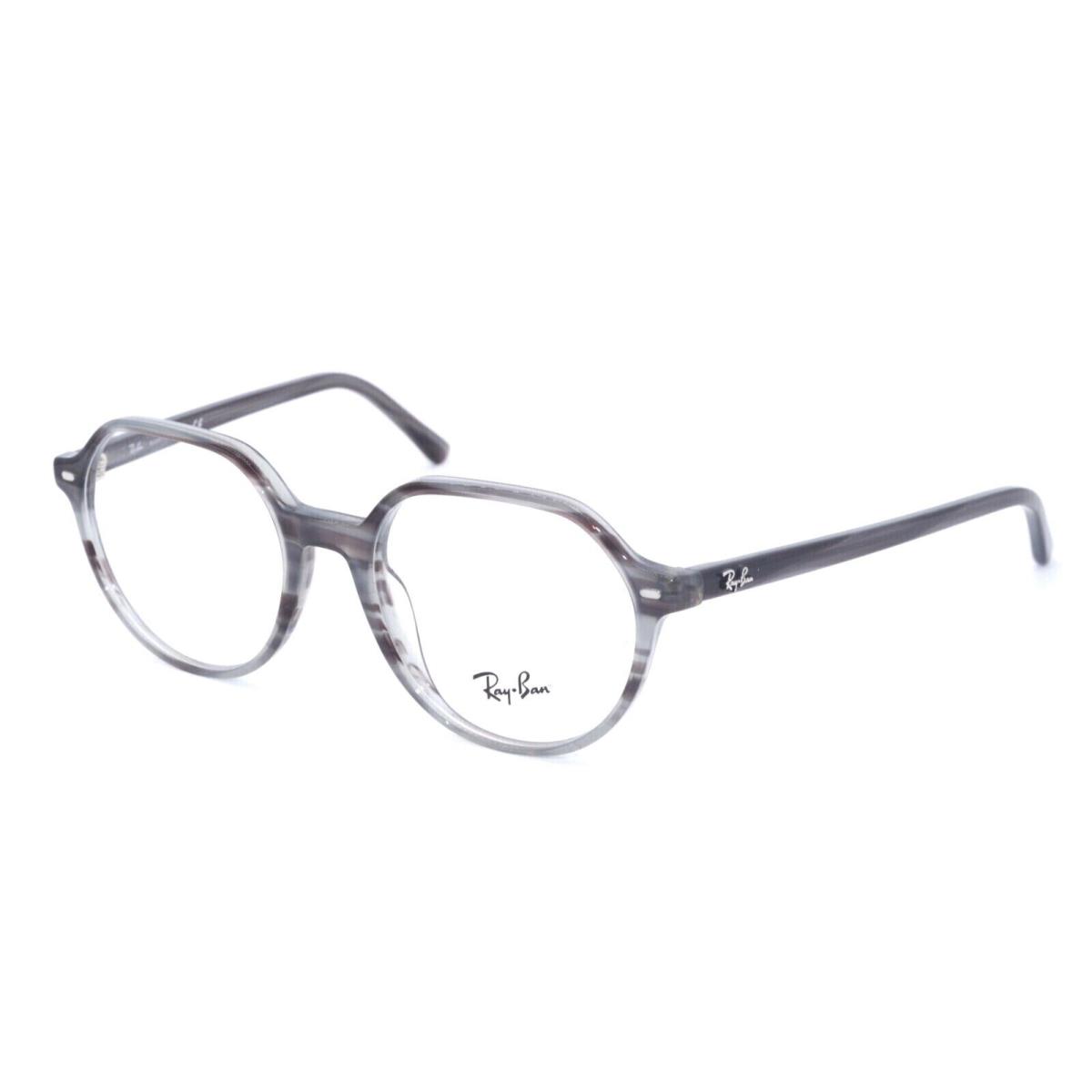 Ray Ban RB 5395F Thalia 8055 Striped Gray Eyeglasses 53mm 18 145