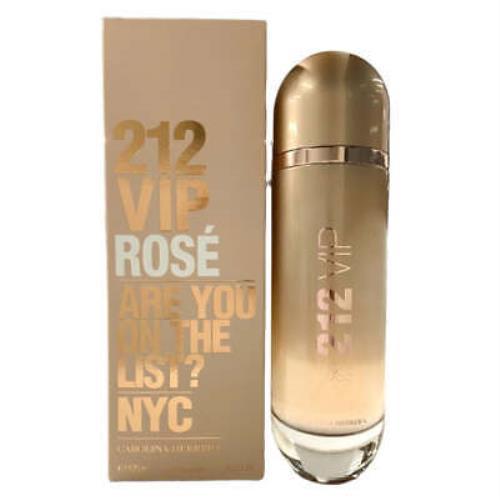 212 Vip Rose by Carolina Herrera Perfum For Women Edp 4.2 oz