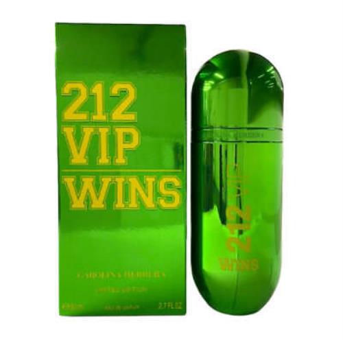 212 Vip Wins Limited Edition Carolina Herrera Perfum Women Edp 2.7 oz Box