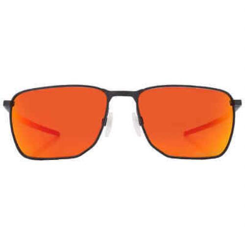 Oakley Ejector Prizm Ruby Polarized Rectangular Men`s Sunglasses OO4142 414215 - Frame: Multi, Lens: Red