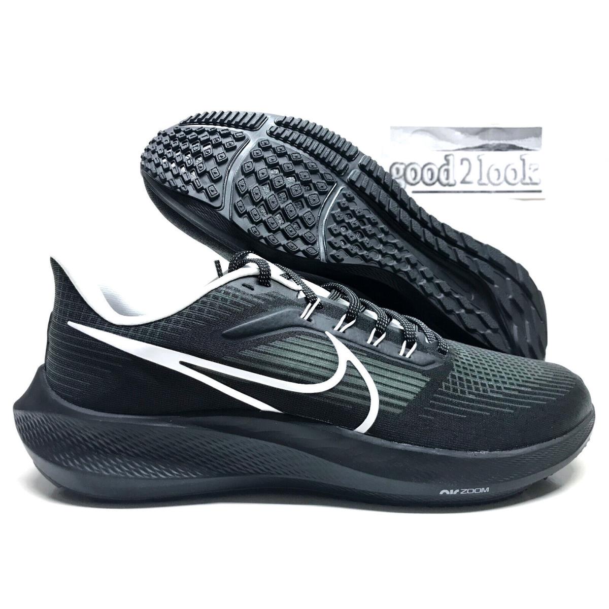 Nike Air Zoom Pegasus 39 ID Black/white-dark Grey Size Men`s 13 DO7435-900
