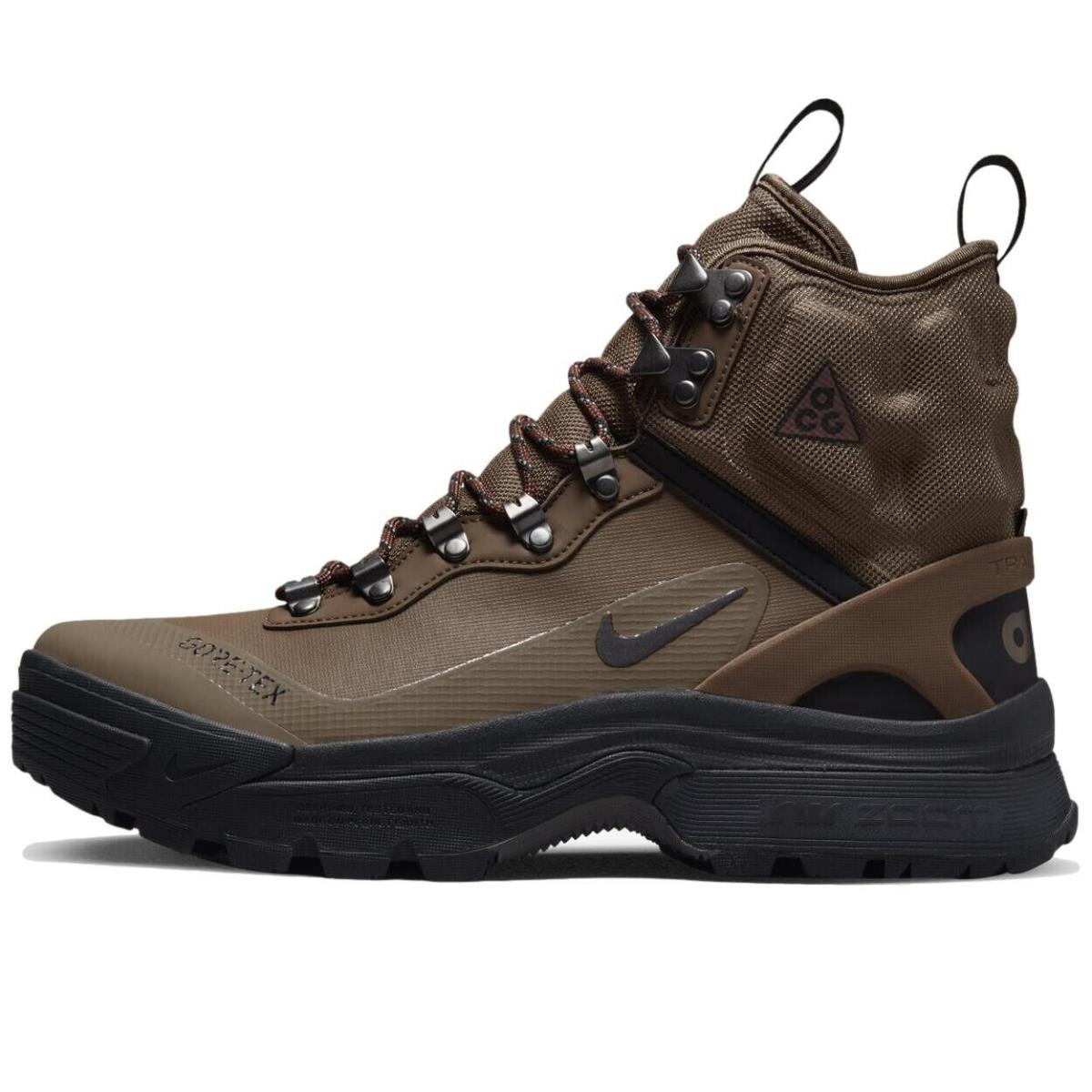 Sz 7 - Nike Men`s Acg Zoom Gaiadome Gore-tex `trails End Brown` Boots DD2858-200 - Brown