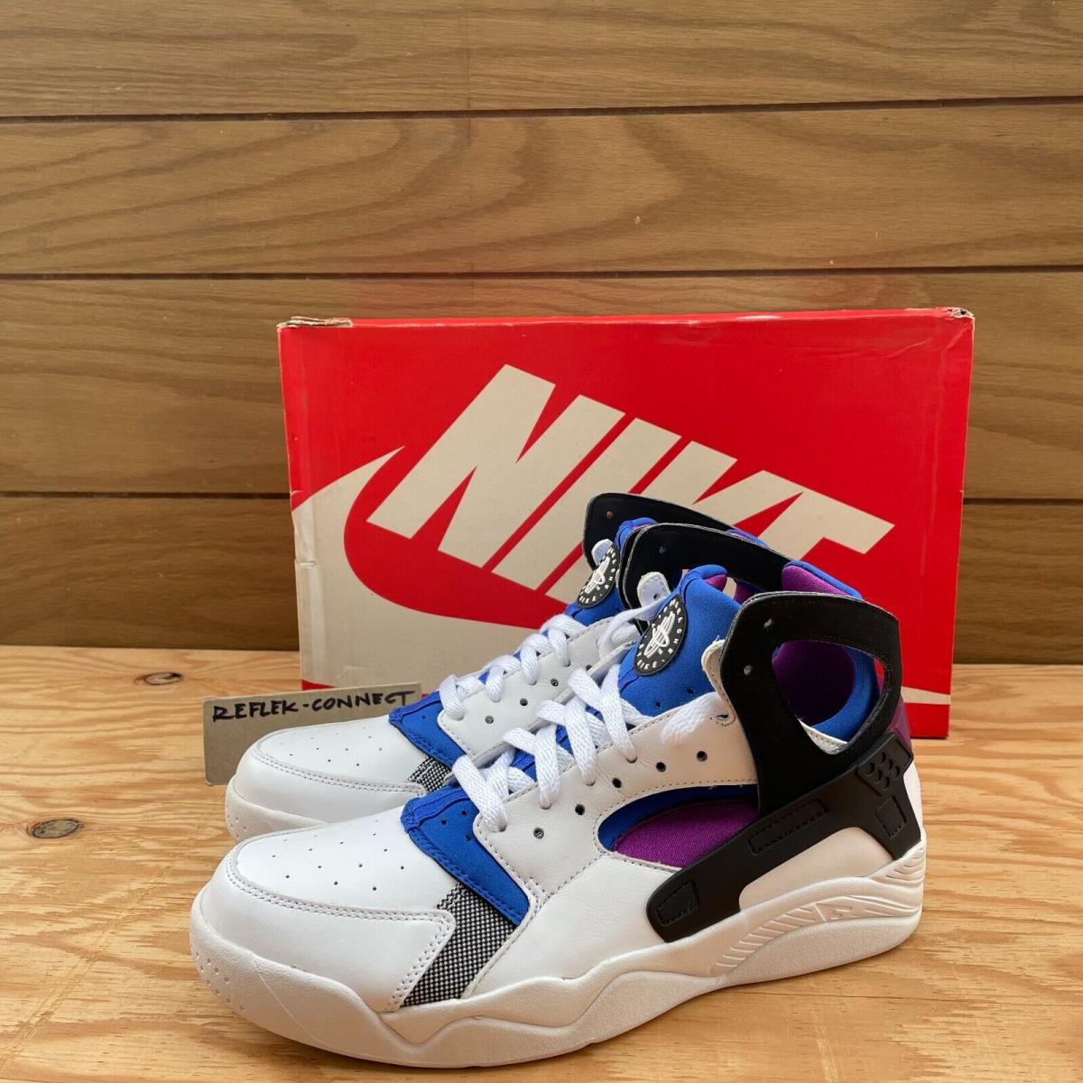 DS Nike Air Flight Huarache Prm QS 686203 100 Lyon Blue Berry 9.5 Fab 5 2014 SporTipTop