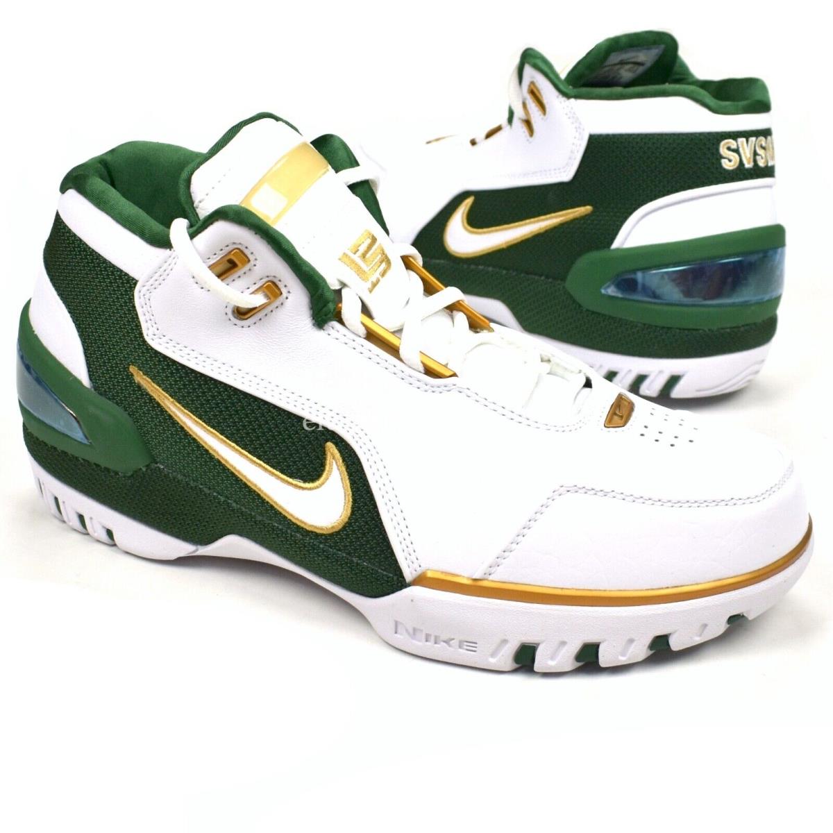 Nike Lebron Air Zoom Generation Svsm QS Green Sneaker Men`s 10 DS