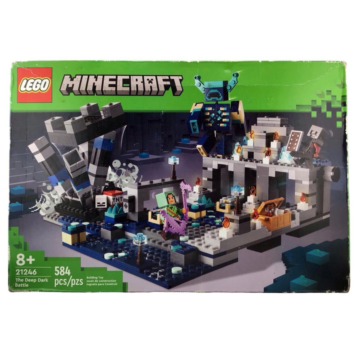 Lego Minecraft 21246 The Deep Dark Battle Set Biome Adventure Building Set