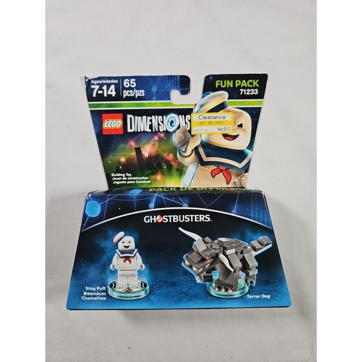 Lego Dimensions 71233 Ghostbusters Fun Pack Stay Puft Terror Dog Minifigure