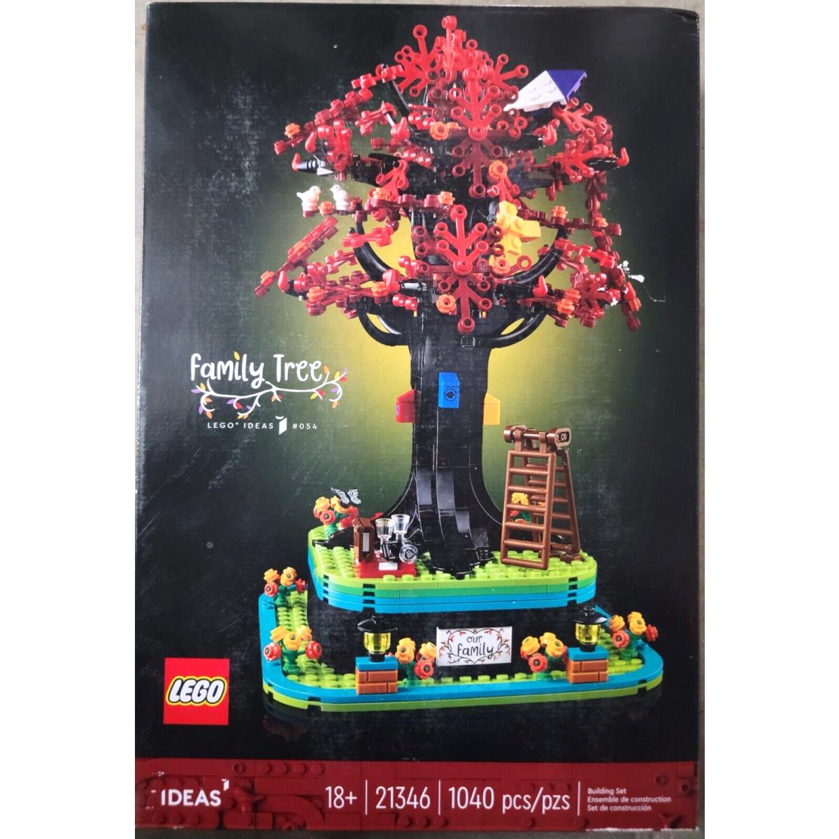 Lego Ideas Family Tree Home Decor Building 1040 Pieces Set 21346