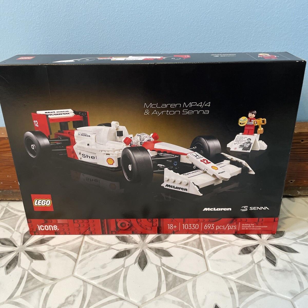 Lego Icons Mclaren MP4/4 Ayrton Senna Building Toy 10330