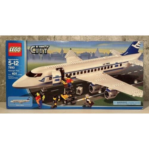 Lego Set 7893 Passenger Plane Airport Airline Airplane