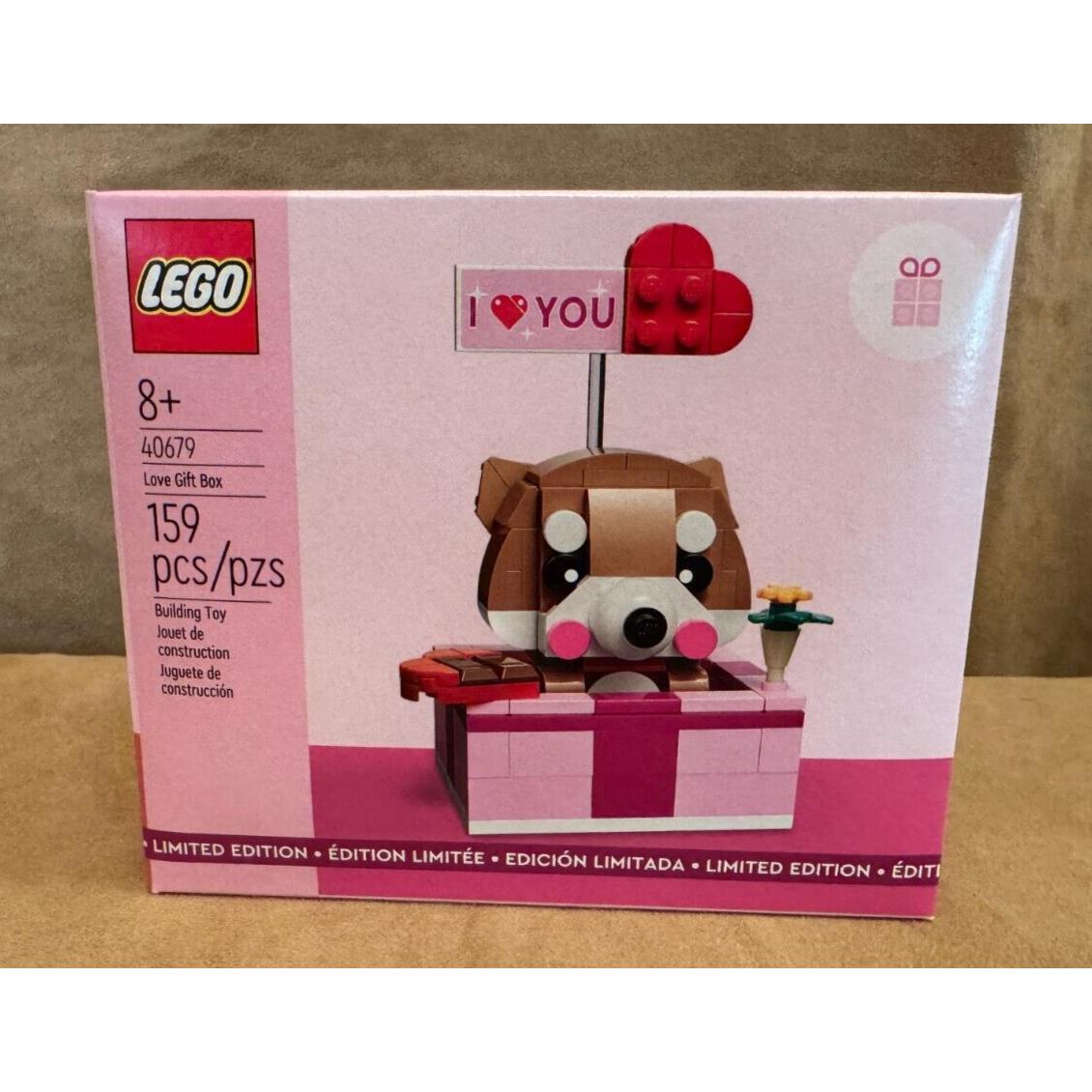 40679 Lego Valentine`s Love Gift Box Bear with Heart Limited Edition 159pcs