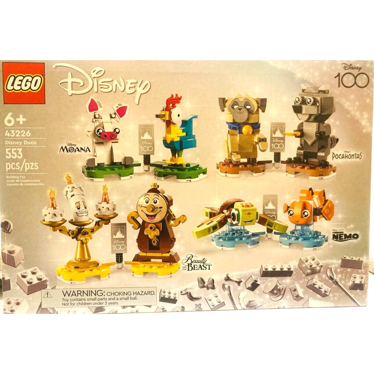 Lego Disney Duos 43226 Collectible Figures Building Set 553 Pieces 6+ Hei Hei