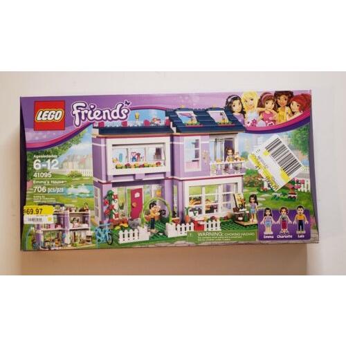 Lego 41095 Emma`s House W/shipping Label Attached Experienced Seller