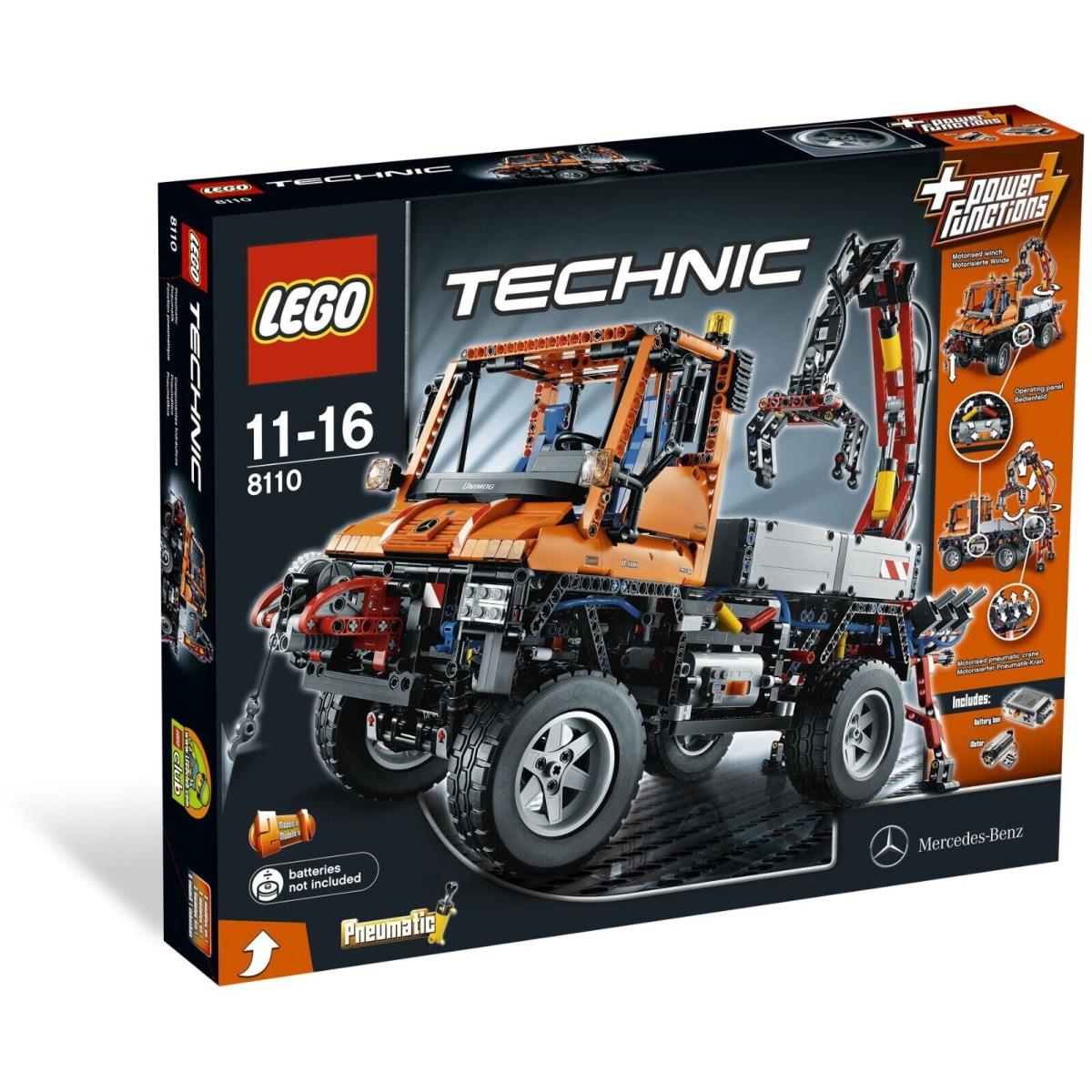 Lego 8110: Technic Mercedes-benz Unimog U 400 Nisb Rare Retired IN 2014