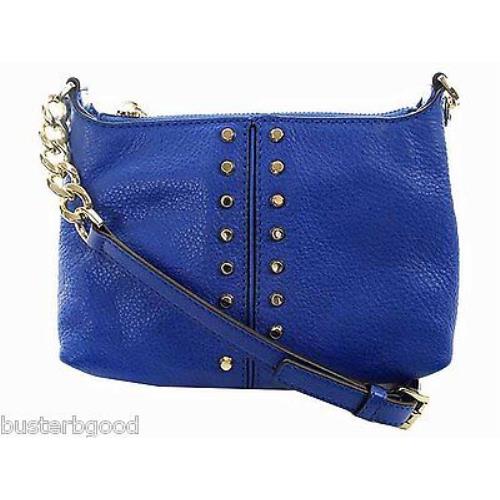 Michael Kors Astor Chain Small Crossbody Bright Blue