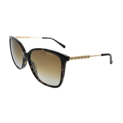 Michael Kors 0MK2169 3006T5 Square Dark Tortoise Sunglasses