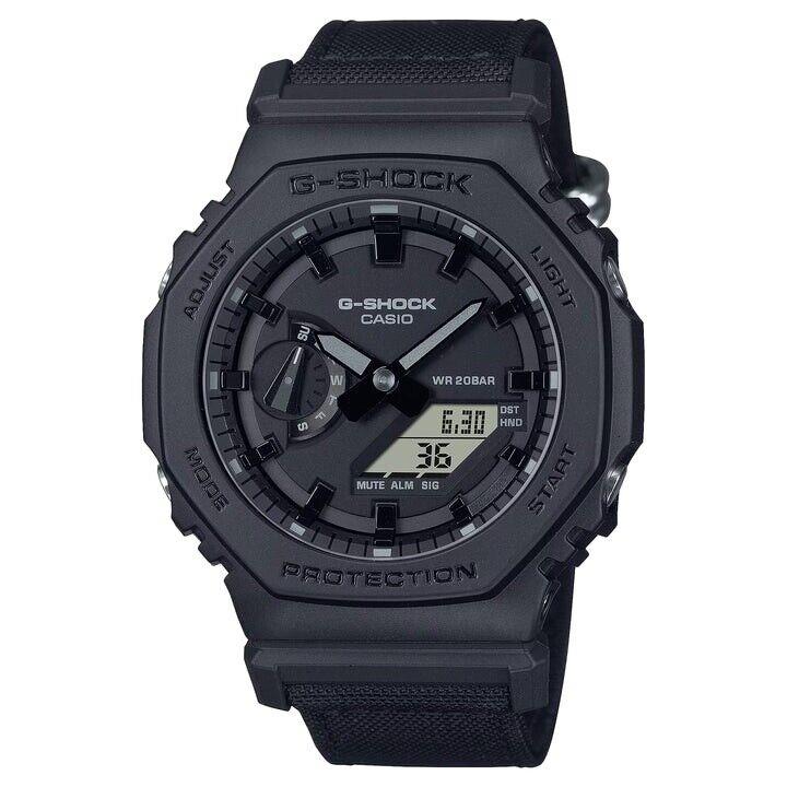 Casio G-shock GA2100BCE-1A Black Utility w/ Cordura Eco Band Watch