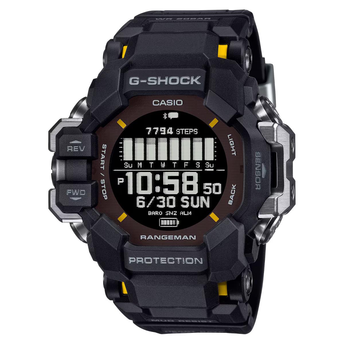 Casio G-shock Black Watch Master of G Land Rangeman GPRH1000-1