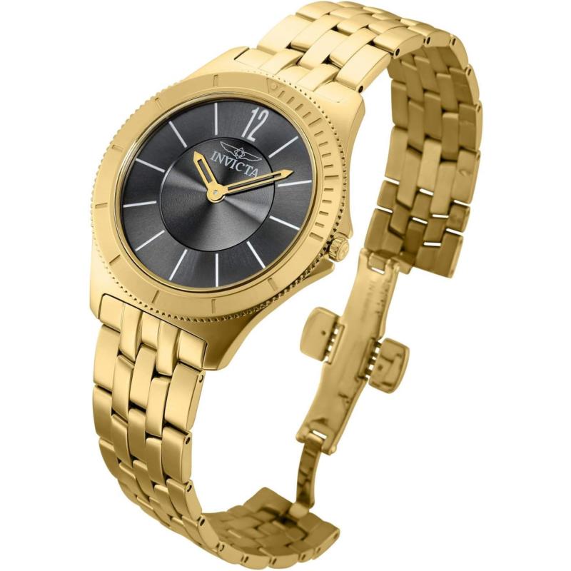 Invicta watch  - Dial: Gray, Band: Gold
