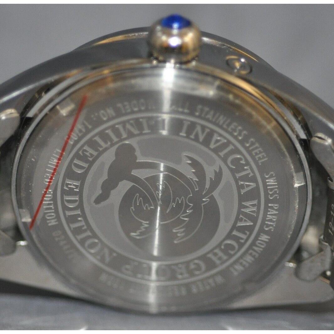 Invicta watch Specialty - Dial: Silver, Band: Silver, Bezel: Silver
