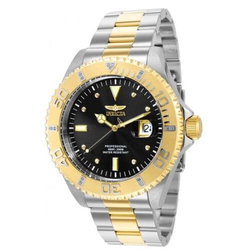 Invicta Pro Diver Diamond Men`s 47mm Swiss Quartz 23 Diamonds Watch 37015