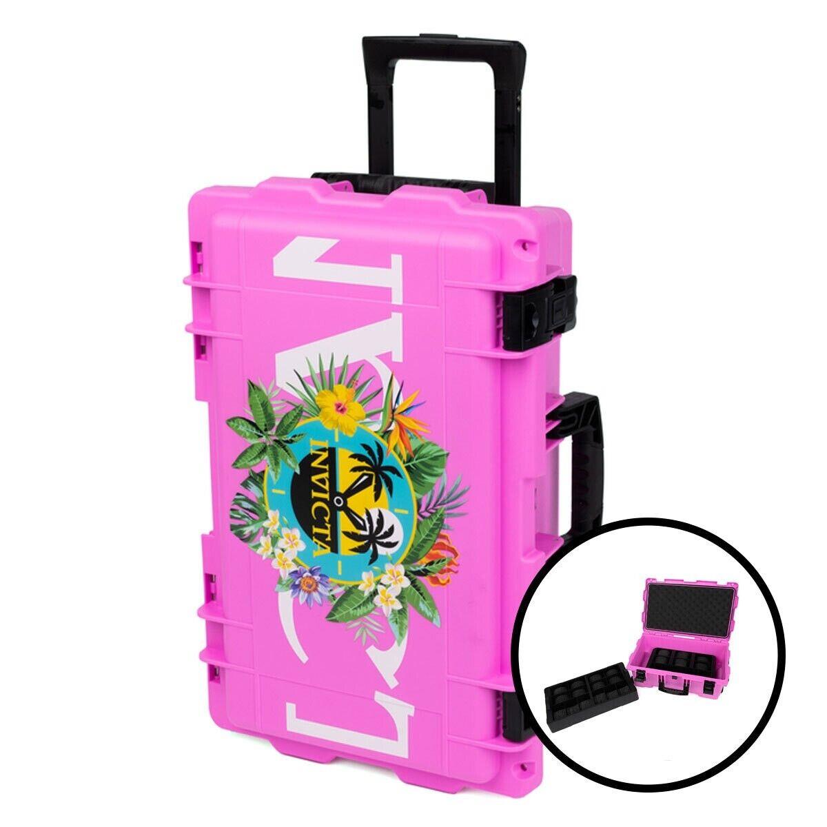 Invicta 25-Slot Dive Impact Rolling Watch Case In Paradise Pink DC25PNK-CE