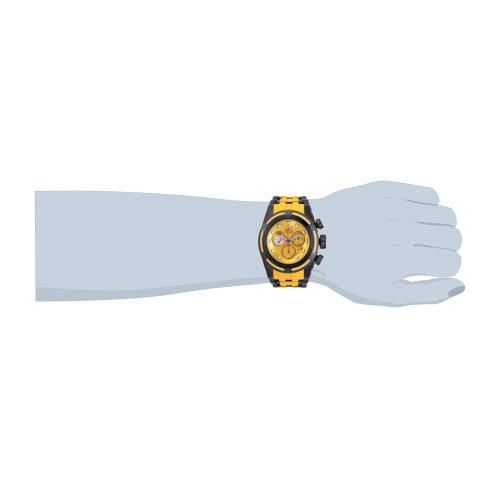 Invicta watch NFL - Dial: Yellow, Band: black, yellow