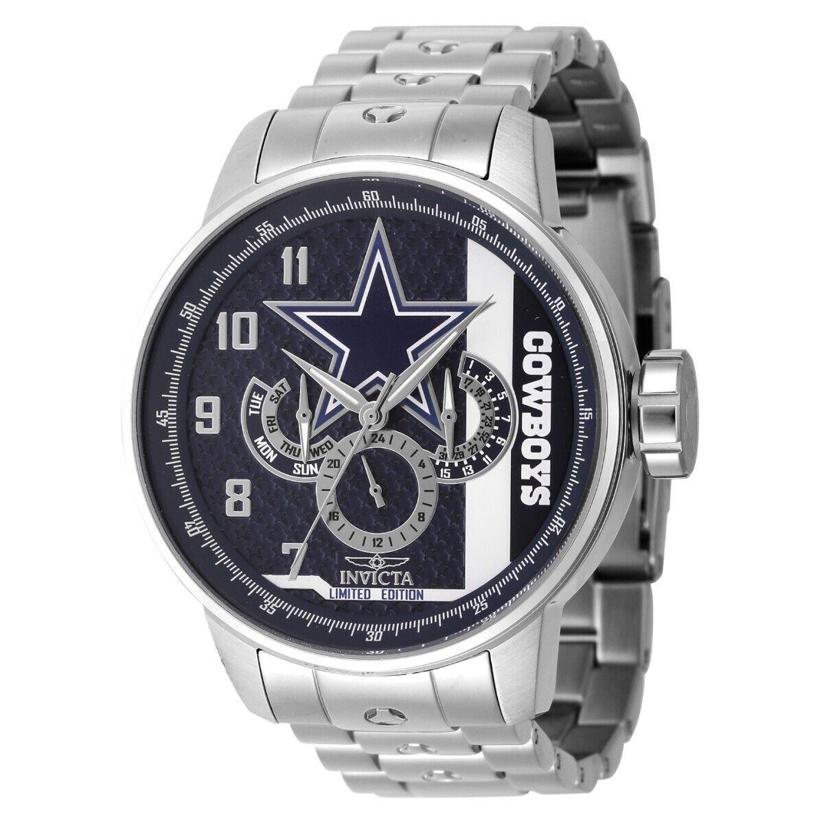 Invicta Nfl Dallas Cowboys Men`s Watch - 48mm Steel ZG-45124