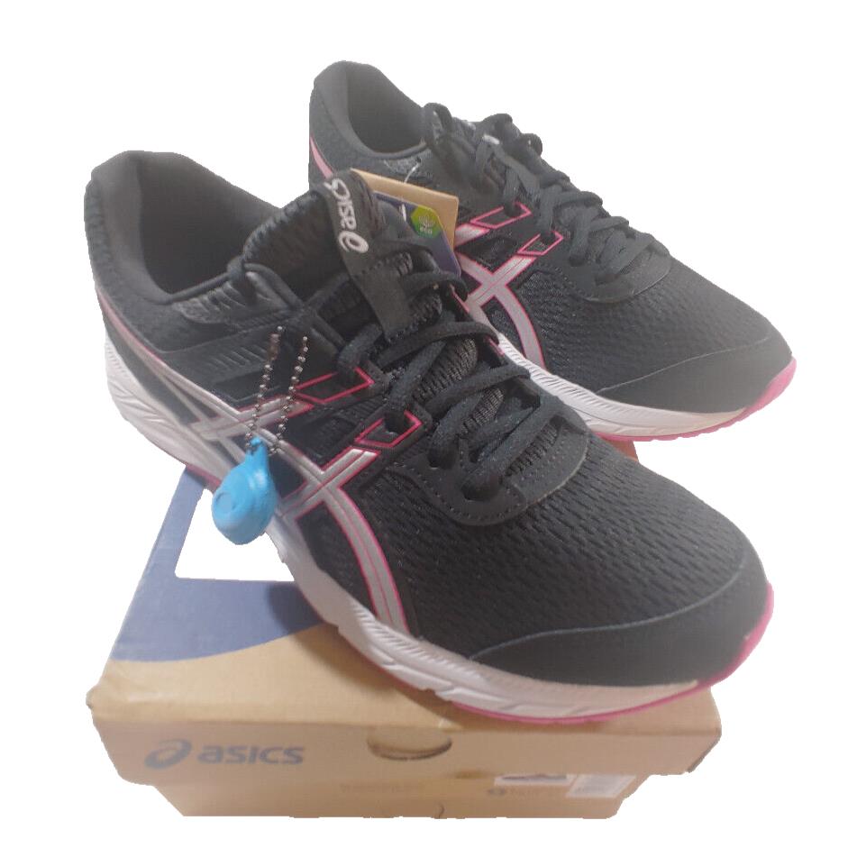 Asics Women`s Gel-contend 6 Running Shoes Sneaker Size 9.5 Black/pink Ortho Lite