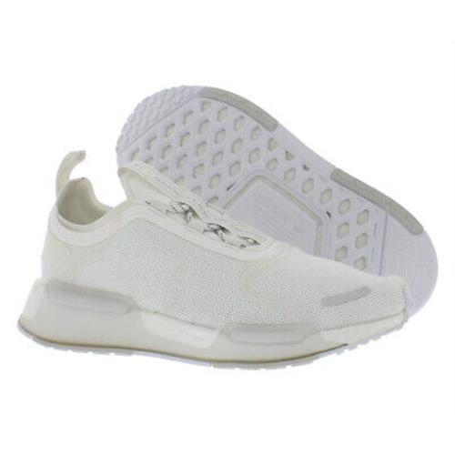 Adidas Nmd V3 GS Girls Shoes - White/Grey, Main: White