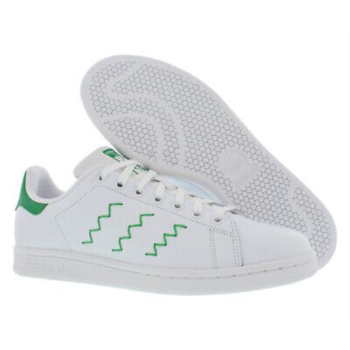 Adidas Stan Smith Womens Shoes - White/Green, Main: White