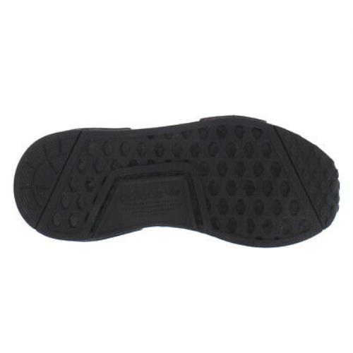 Adidas NMD_R1 GS Boys Shoes - Black, Main: Black