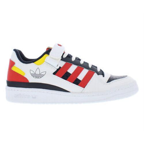 Adidas Forum Low Mens Shoes - White/Navy/Red, Main: White