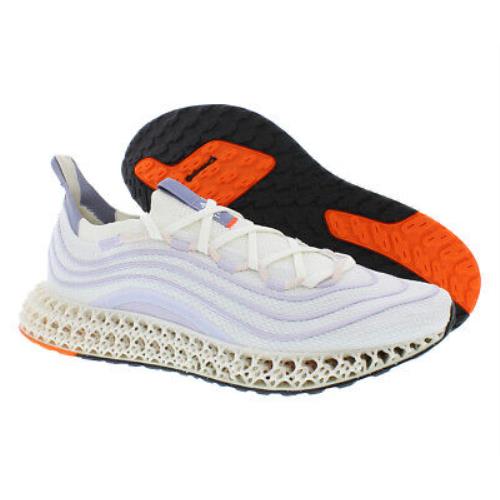 Adidas 4DFWD X Parley Unisex Shoes - Non Dyed/Silver Violet/Impact Orange, Main: White
