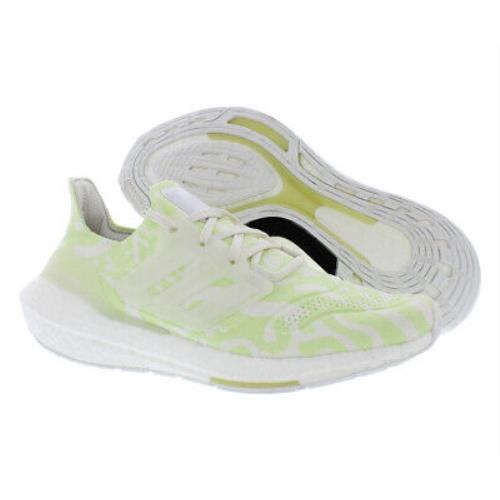Adidas Ultraboost 22 Womens Shoes - White/Lime, Main: White