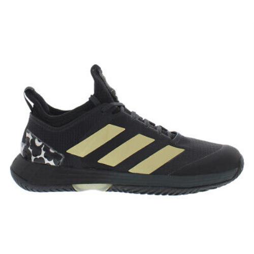 Adidas Adizero Ubersonic 4 Womens Shoes - Black/Gold, Main: Black