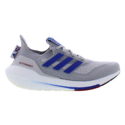 Adidas Ultraboost 21 Unisex Shoes - Grey/Blue, Main: Grey