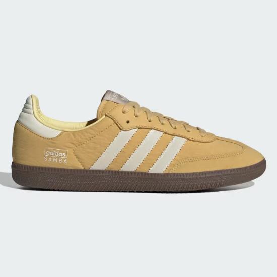 Adidas Originals Samba OG Oat Wonder White IG6170 Yellow Casual Shoes Sneakers