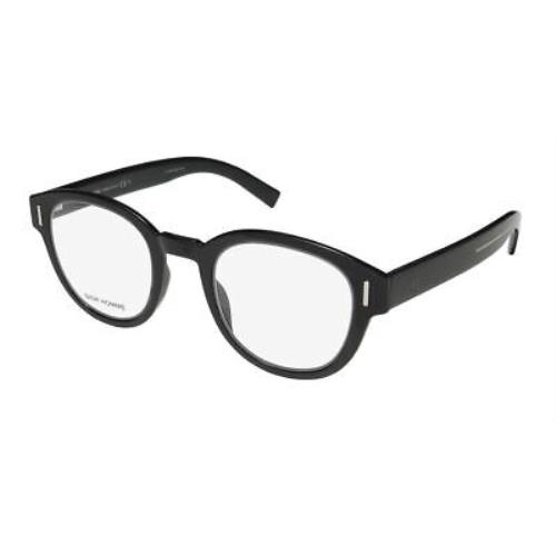 Christian Dior Homme Fraction 03 Eyewear Mens 807 Black Plastic Full-rim