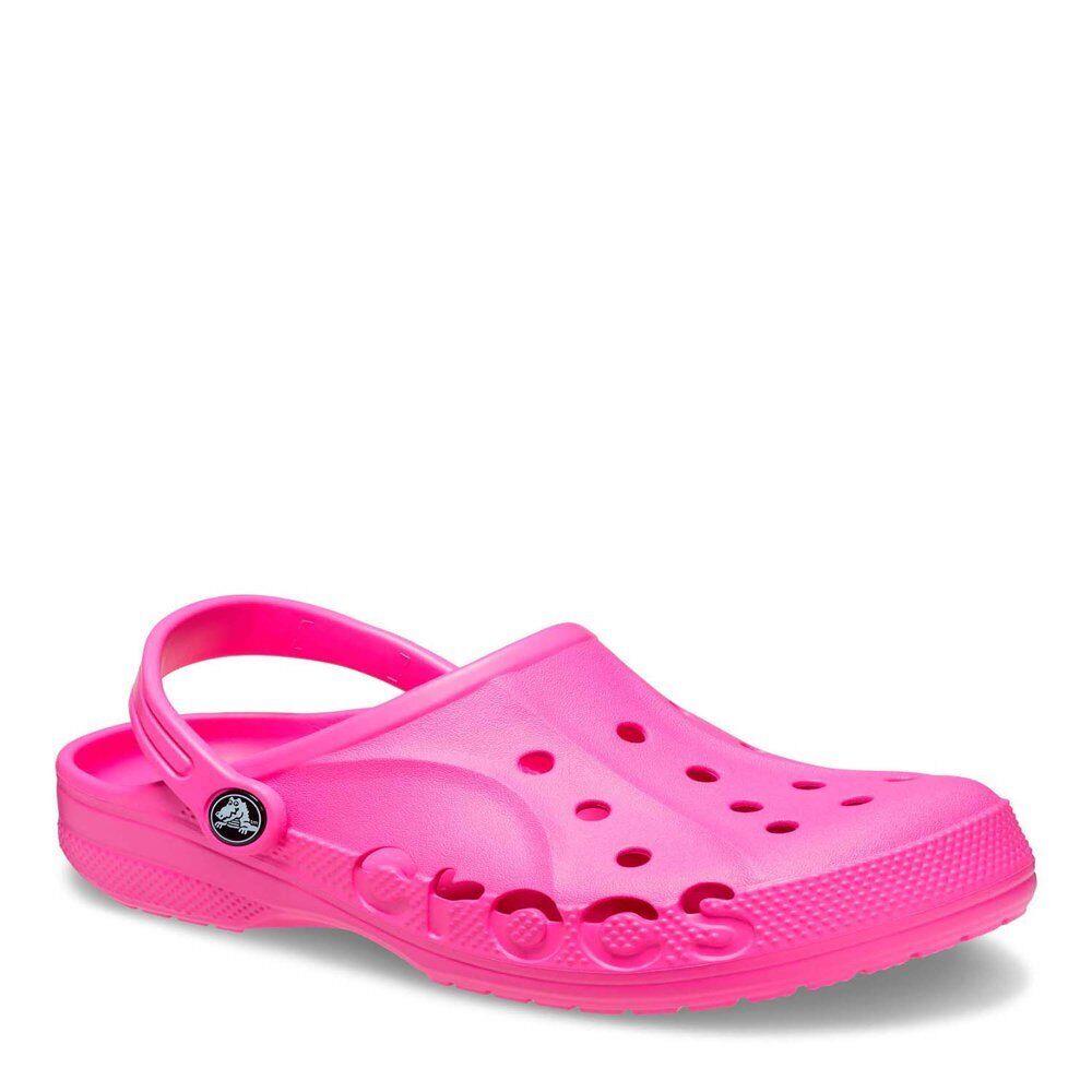 Crocs Unisex Baya Clog Sandals - Electric Pink