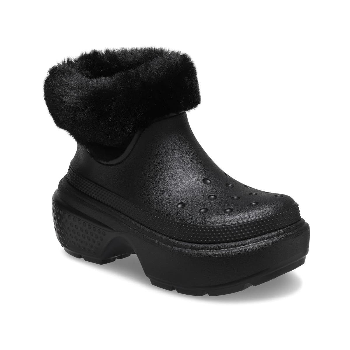 Unisex Boots Crocs Stomp Lined Boot Black