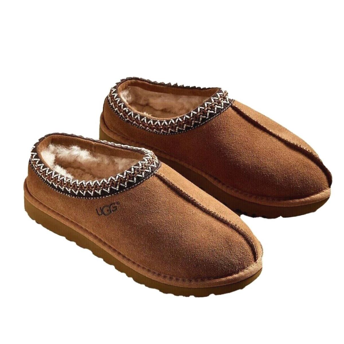 Ugg Women`s Tasman Braid Slipper Shoes Chestnut 5955