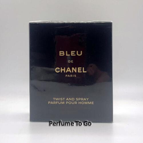 Bleu de Chanel 3 x 0.7 oz 20 ml Parfum Travel Spray + 2 Refills