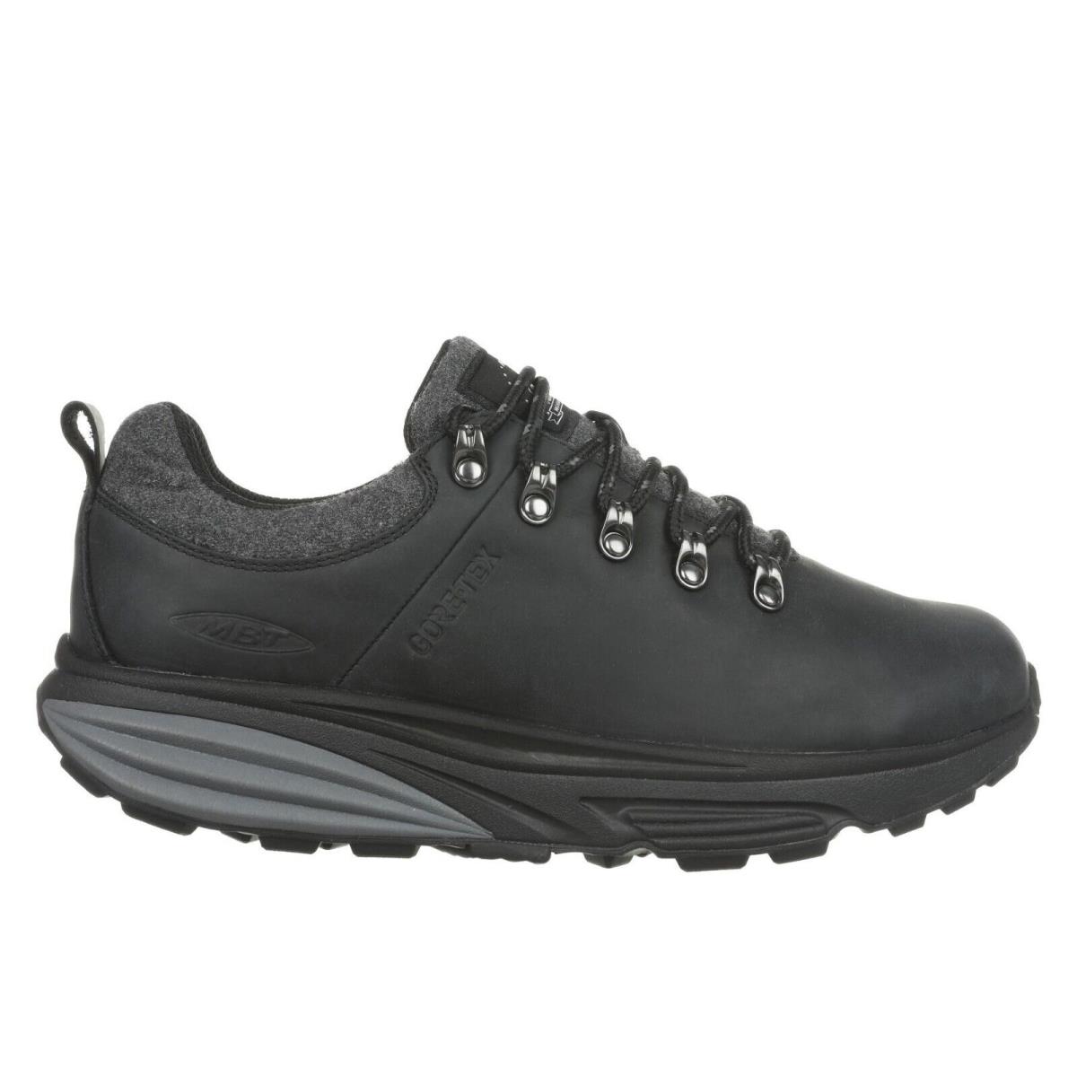 Mbt Mens MT Alpine Low Hiking Shoe Gore-tex Leather Waterproof 4 Colors BLACK-GORE-TEX