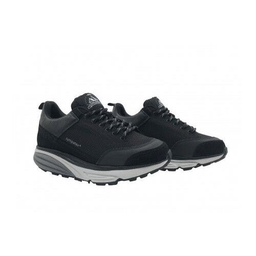 Mbt Mens Naga Sym Low Hiking Shoe Leather Waterproof 2 Colors BLACK-SYM