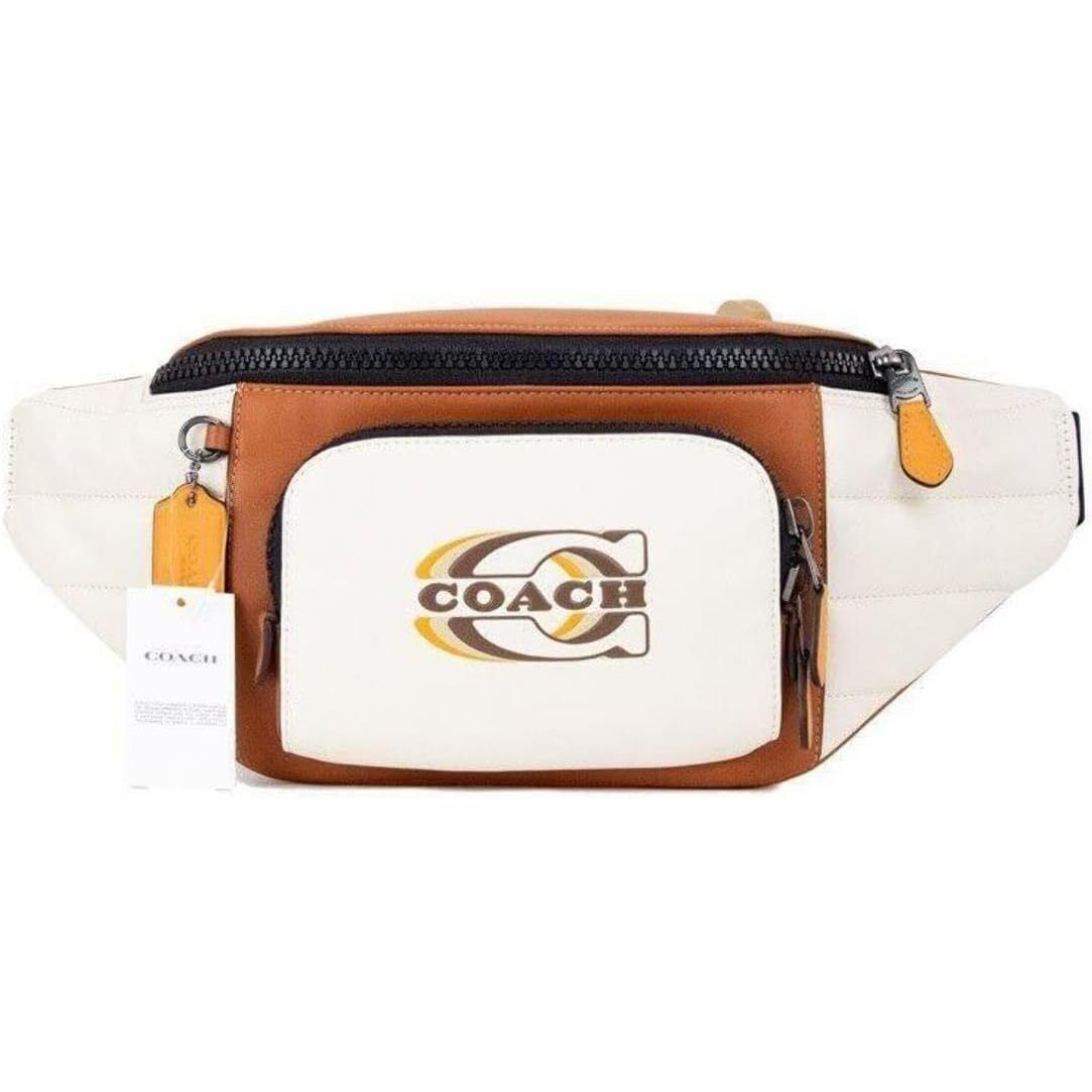 Coach Men`s Warren Belt Bag CE552 QB Chalk Sunset Multi